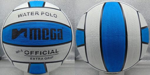 Mega Water Polo Ball Blue - White size 5 - Image 2