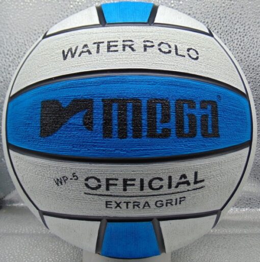 Mega Water Polo Ball Blue - White size 5 - Image 3