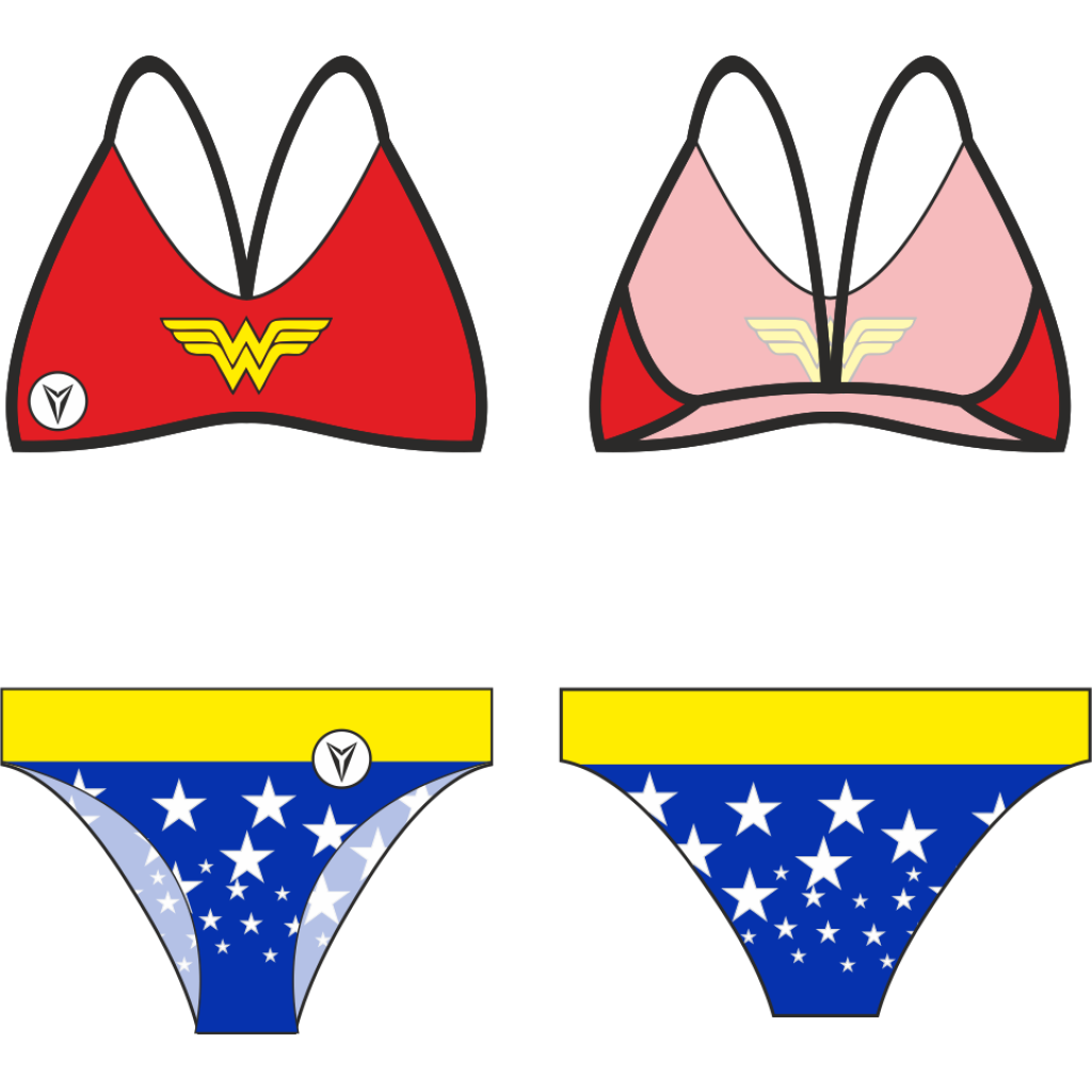 Wonderwoman - Bikini Single Strap 