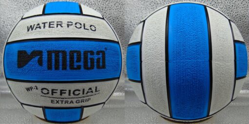 Mega Water Polo Ball Blue - White Official EU size 2 - Image 2