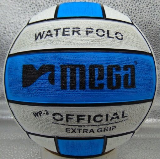 Mega Water Polo Ball Blue - White Official EU size 2 - Image 3