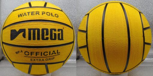 Mega Water Polo Ball Yellow size 4 - Image 2