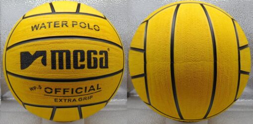 Mega Water Polo Ball Yellow size 5 - Image 2